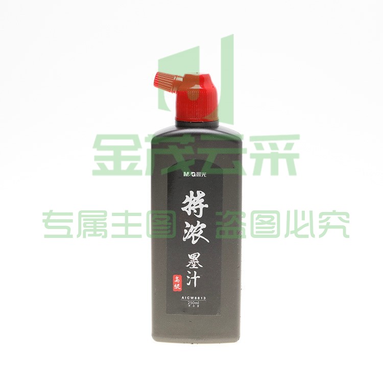 晨光墨汁  中国韵墨汁  特浓墨汁  学生墨汁墨水  速干墨汁  书画墨汁  毛笔墨水250ml 单瓶装AICW8813