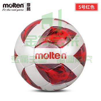 摩腾（MOLTEN）足球5号成人儿童学生中考比赛训练通用手缝耐磨足球3200 F5A3200-WR红【5号】