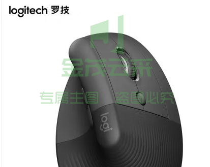 罗技(Logitech)Lift人体工学鼠标 垂直鼠标 小手鼠标 无线蓝牙鼠标 带Logi Bolt接收器 黑色 