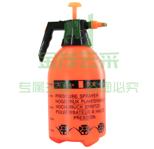 气压式浇花喷壶  橙色 2L