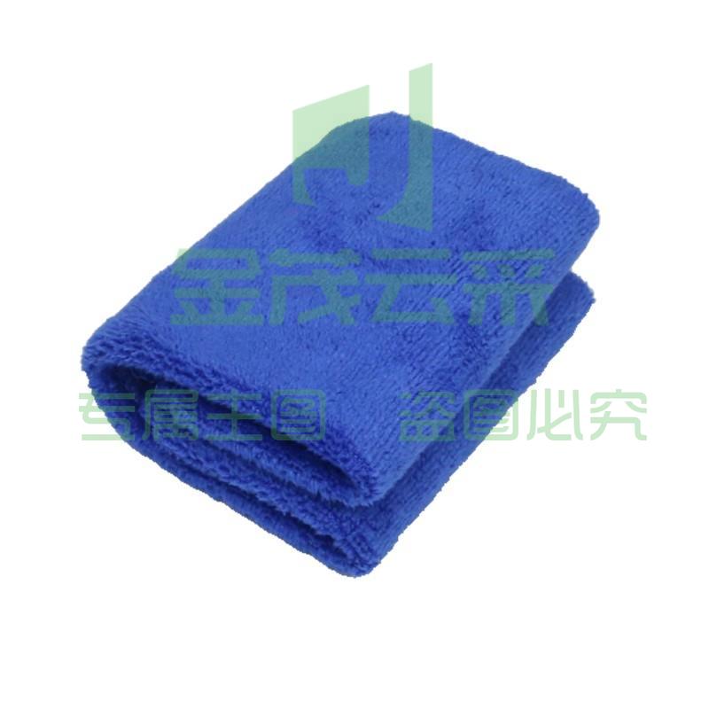 加厚磨绒超细纤维清洁抹布30*30（蓝色）