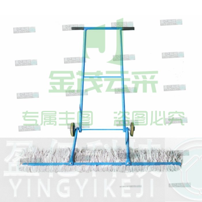 益美得 FW-2138 手推式墩布车工厂车间库车站保洁拖地除尘超大棉线清洁尘推 1.2米尘推车
