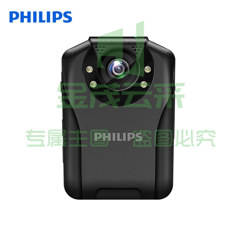 飞利浦（PHILIPS）VTR8201 便捷音视频记录仪 1296P高清夜视现场佩戴摄像装置128G
