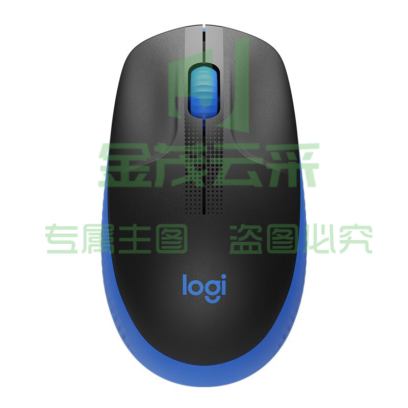 罗技（Logitech）M190无线鼠标 大手鼠标-惊艳蓝