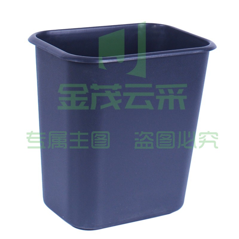 白云清洁（baiyun cleaning）AF07021 酒店客房垃圾桶 办公室商用纸篓垃圾篓 14L 灰色反边
