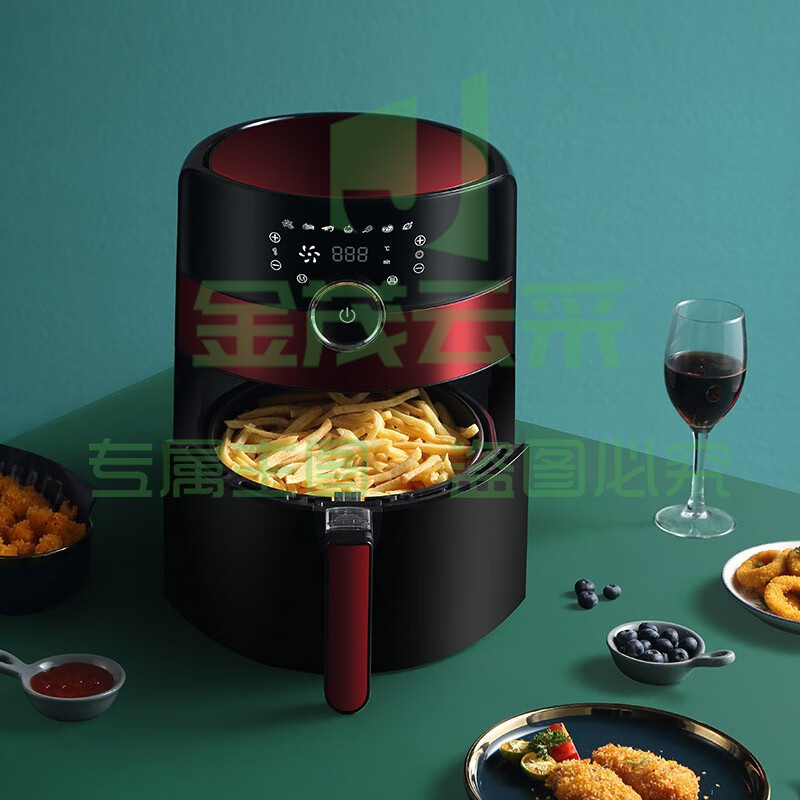 澳柯玛（AUCMA)少油无烟低脂 智能触控 轻食料理家用办公室宿舍大容量多功能空气炸锅AK-KZ13
