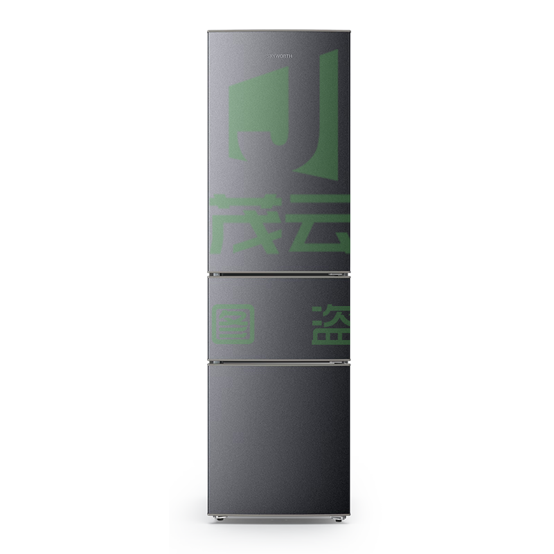 创维冰箱BCD-209TD星云灰三门三温区中门微冻空间匀冷微霜高效压缩机
