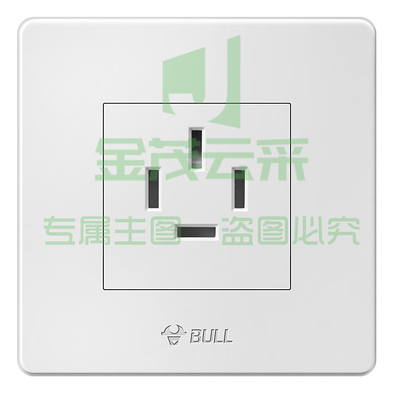 公牛(BULL) 开关插座 G07系列 16A三相四线 86型面板G07Z112 大功率插座 白色 暗装