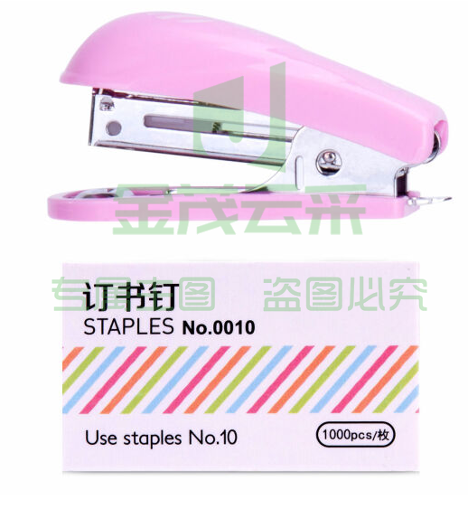 得力 0253 订书机 10# 卡式 (单位：台) 混色