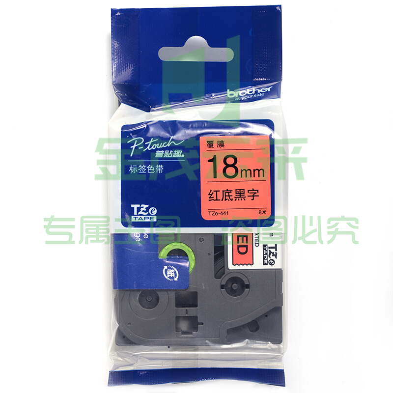 兄弟TZe-441 18mm红底黑字标签色带(适用95/97/98/36/2430/2730/76/18RZ/2030)