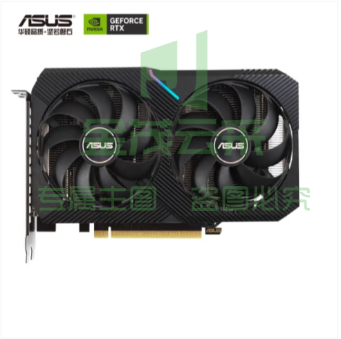 华硕 ASUS DUAL GeForce RTX 3060-O12G-V2 电竞游戏专业独立显卡