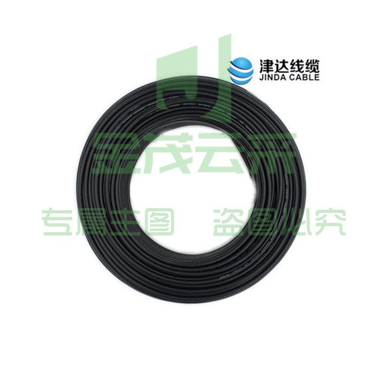 津达 BVR-黑色70平方 100/盘 电缆 软塑铜线