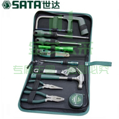 世达(SATA)11件基本组套/家用五金工具 基本组套 电工综合组套11件套装06003 DBJ202306301522171