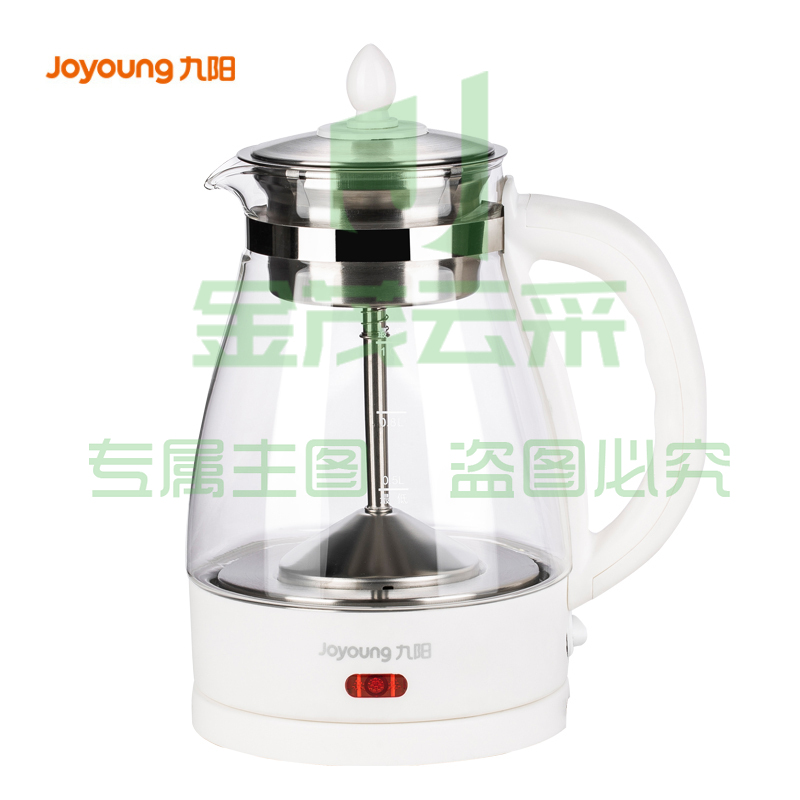 九阳(Joyoung)H6-Tea821-A1 电热水壶 迷你玻璃花茶壶 蒸汽喷淋式 白