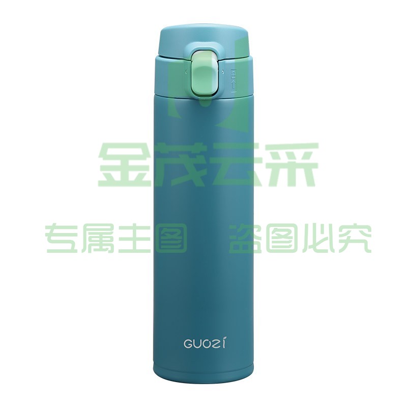 GUOZI果兹  保温杯不锈钢304内胆 450ml GZ-B33 蓝色