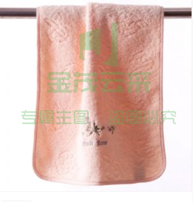 金号 纯棉面巾 2185H 74*33cm 110g 红色