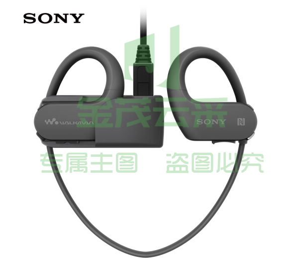 索尼 NW-WS623 蓝牙防水游泳跑步运动mp3音乐播放器一体耳机 (黑色)