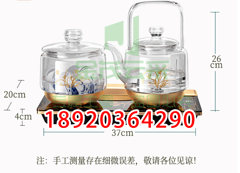 全自动上水电热水壶  金灶(KAMJOVE)  智能茶具套装电茶炉涌泉式煮水壶烧水壶H19