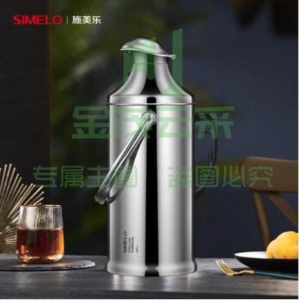 SIMELO(施美乐)印象京都玻璃内胆保温壶3.2L 家用热水瓶 暖壶保温瓶 学生宿舍水壶(鸭嘴版)