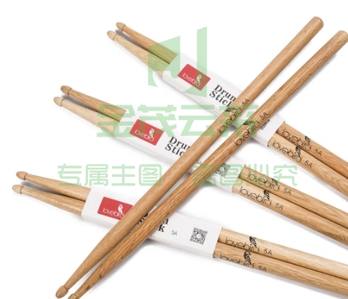 相思鸟 鼓棒 架子鼓鼓槌 橡木鼓锤打鼓锤1副装