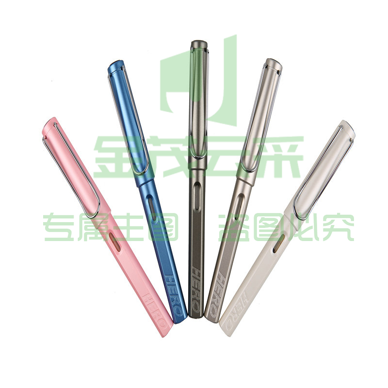 英雄359B炫彩正姿铱金笔明尖(支)