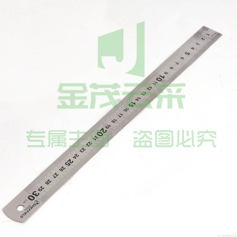 钢盾S079020 不锈钢直尺20＂(500mm)（单位：个）