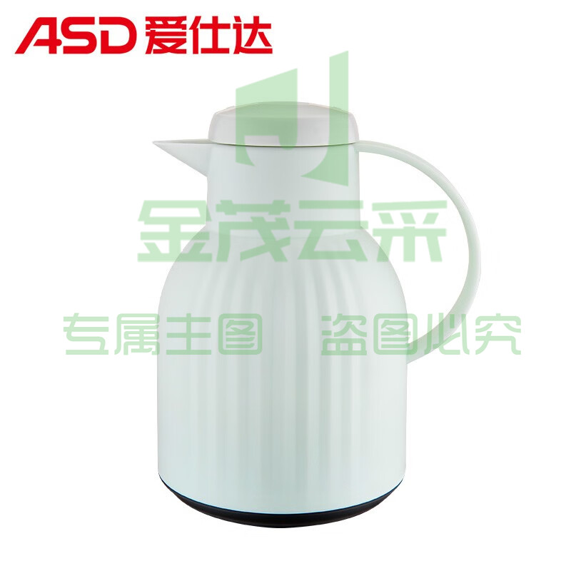 爱仕达ColourDream系列塑玻真空保温壶 海洋绿 1.0L RWB10P5TG-G