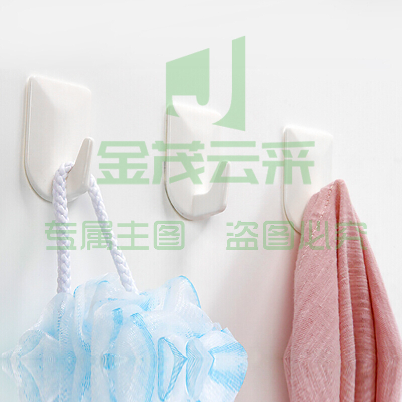 茶花2926浮面强力粘钩(1*3)颜色随机/288组/箱(组)