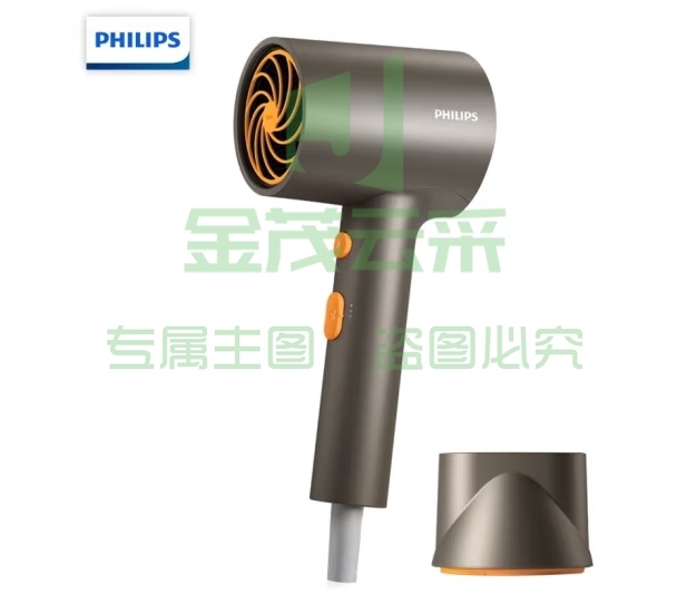 飞利浦（PHILIPS）电吹风机 家用大功率 3000万负离子 护发小巧便携吹风筒 【黑金筒】BHD321/05