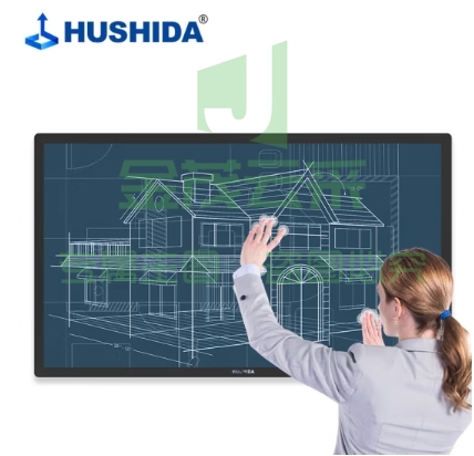 互视达(HUSHIDA)65英寸多媒体教学会议一体机触控显示屏壁挂广告机查询机电容触摸屏B2 BGDR-65 Windows i3