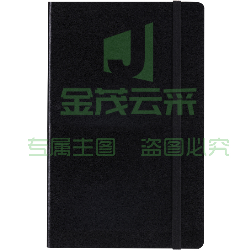 得力3347高级记事本(黑色)-96张-25K
