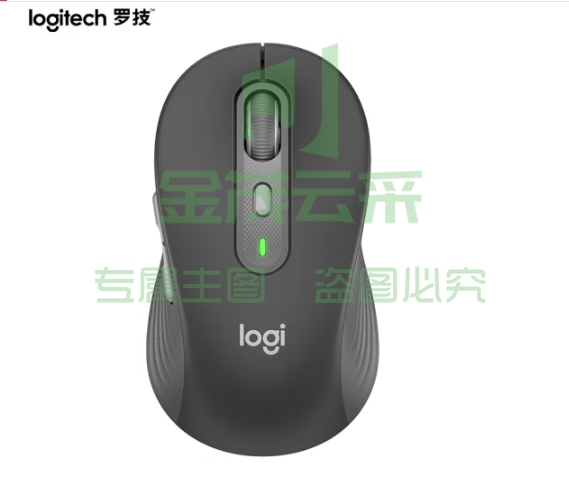 罗技（Logitech）M750M 通用版鼠标 无线蓝牙鼠标 静音鼠标 智能鼠标 对称鼠标 黑色 带Logi Bolt USB接收器