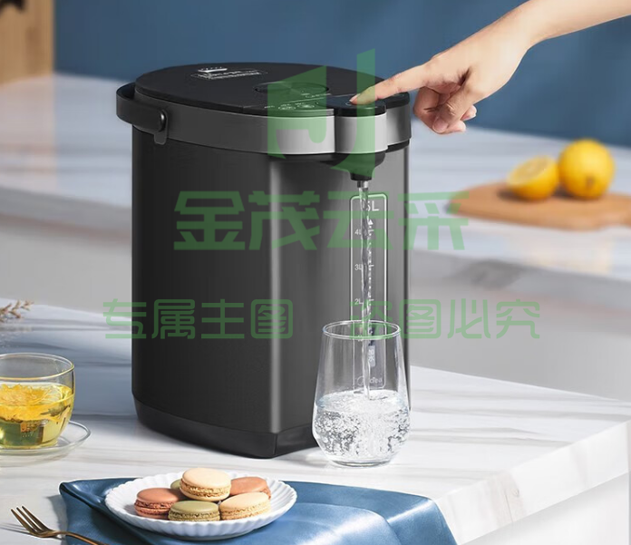  美的（Midea）电热水瓶5L不锈钢电热水壶大容量电热水瓶恒温电水壶沸腾除氯 加大容量多段控温非即热式饮水机 MK-SP50C505B 5L 