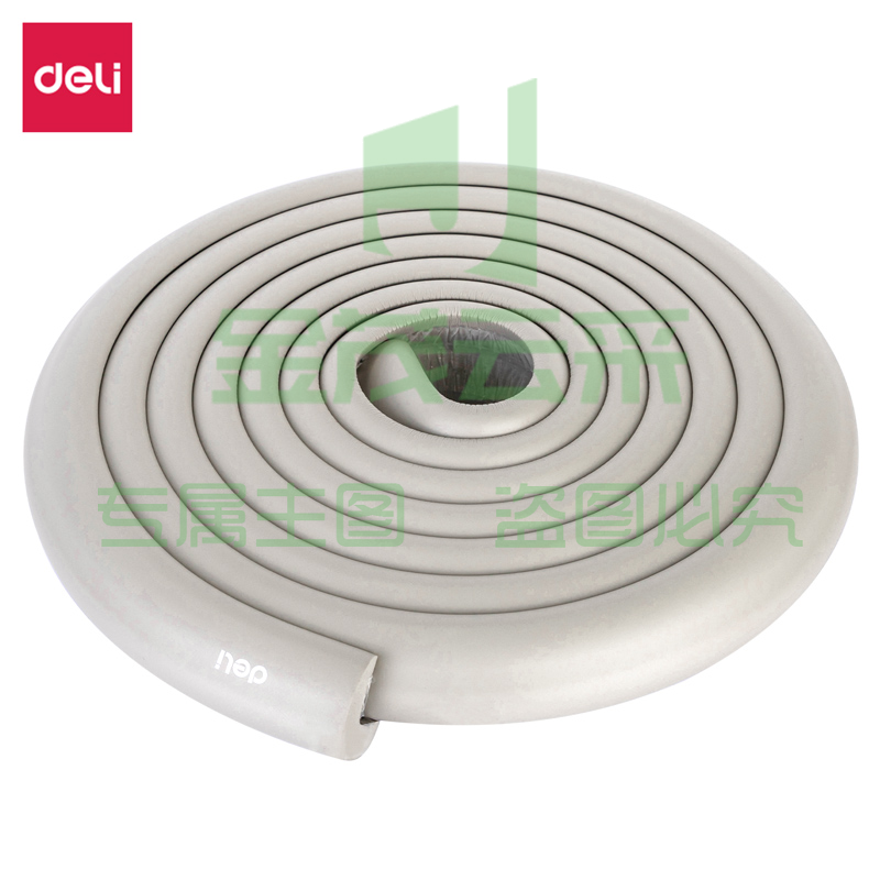 得力30552防撞条L型(自贴)35mm*4m*12mm(灰色)(1卷/袋)