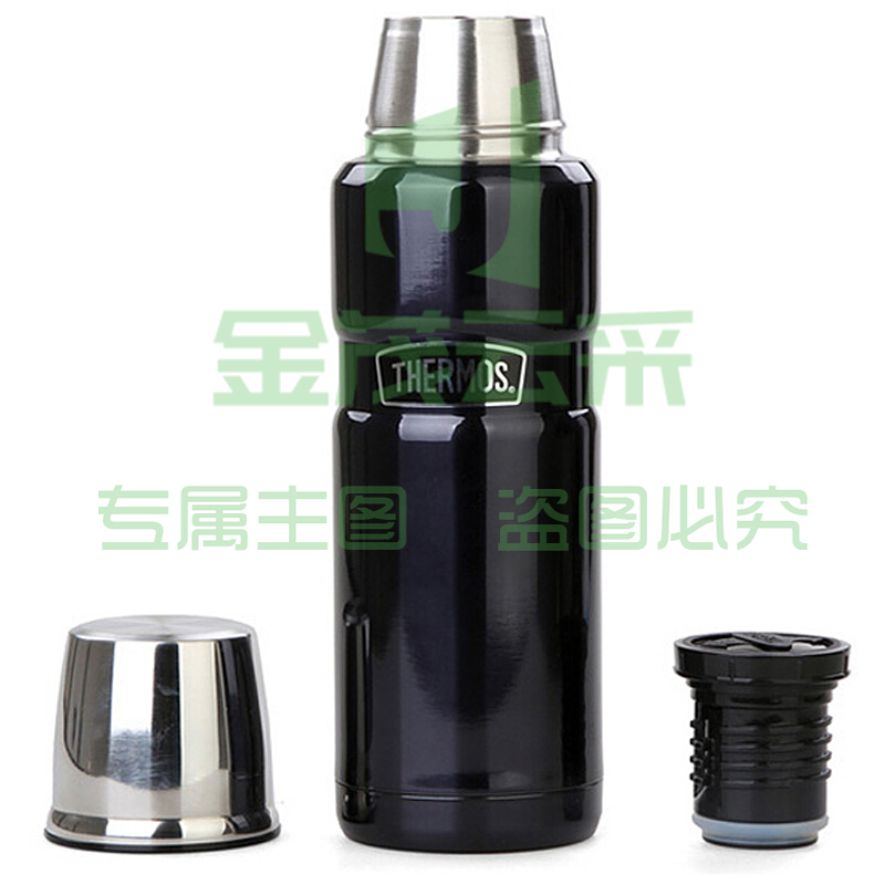 膳魔师（THERMOS） 保温壶大容量不锈钢商务便携真空保温壶旅行水壶SK-2010/SK-4000 SK-2000-深蓝色470ML