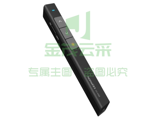 诺为360度控制激光翻页笔教师专用100米距离远控PPT 无线演示器投影笔电子笔 N26 红光 黑色