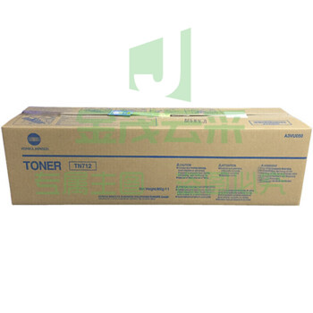 柯尼卡美能达 KONICA MINOLTA TN712 柯美碳粉黑色碳粉（适用B654E/B754E机型）印量40000页