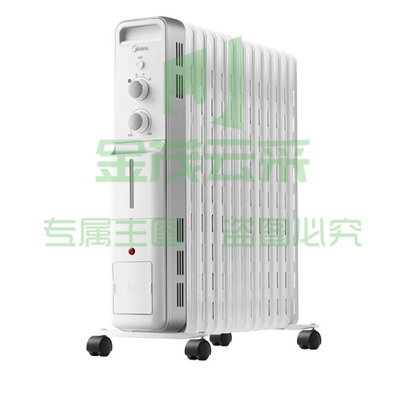 美的HYY22GS 电热油汀取暖器 节能省电干衣加湿整屋供暖升级速暖 