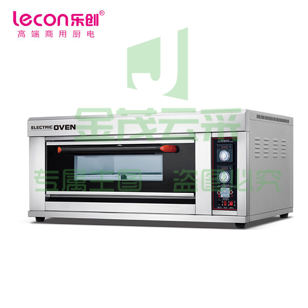 乐创（Lecon） LC-J-DK20 商用烤箱 一层二盘旋钮式蛋糕面包烘焙电烤箱