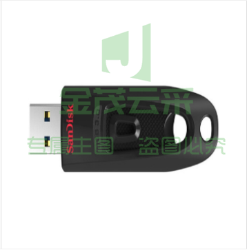 闪迪(SanDisk)128GB USB3.0 U盘 CZ48至尊高速 黑色 读速100MB/s 经典USB3.0 U盘 安全可靠