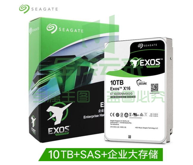 希捷（SEAGATE）企业级硬盘 服务器机械硬盘 银河系列 3.5英寸7200转 10TB ST10000NM002G SAS接口