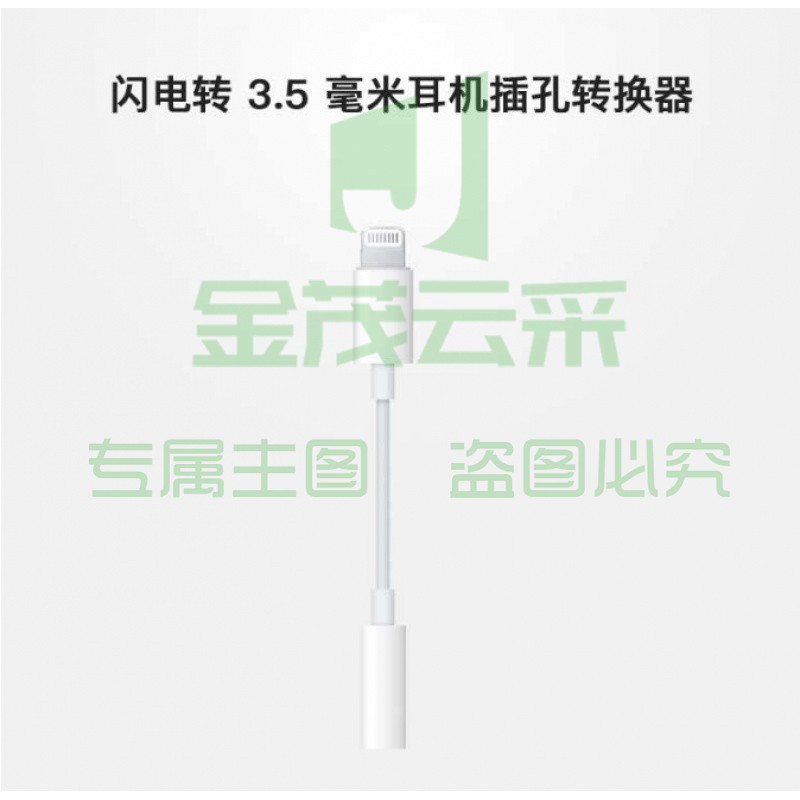 苹果（Apple）耳机转接头原装U盾声卡直播Lightning口转换器线iphone12/11Pro/x苹果7/8/XS/XR耳机插孔转3.5mm转换头bdz