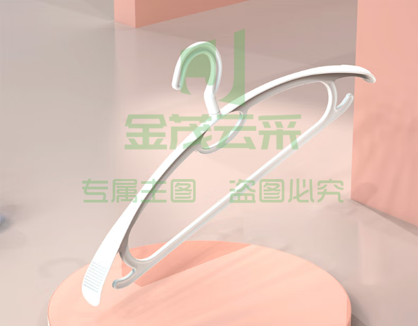 晾衣架 塑料转向衣架 5个装（颜色随机） 98