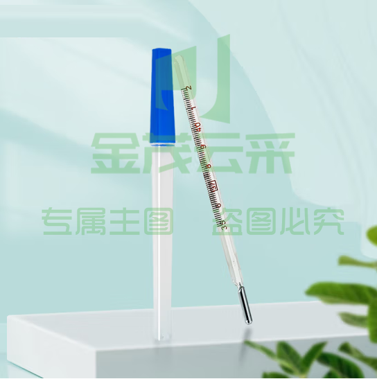 水银玻璃体温计  体温表