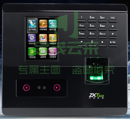 中控 S202PLUS  2.8英寸 168mm*30mm*151.5mm  人脸识别考勤机 打卡机