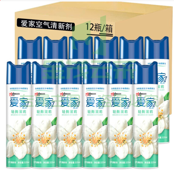 爱家（AIKa） 空气清新喷雾 320ml 轻舞茉莉
