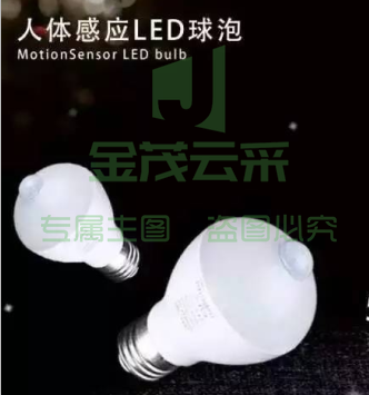 光迪 LED人体感应红外感应球泡 5W 灯泡
