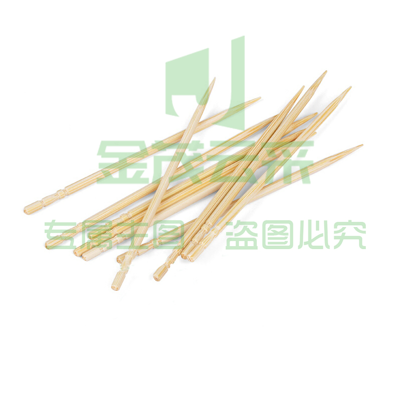 双枪（Suncha）一次性竹牙签 环保袋装卫生量贩装大包装2400支牙签 YQ1125（单双头随机发货）