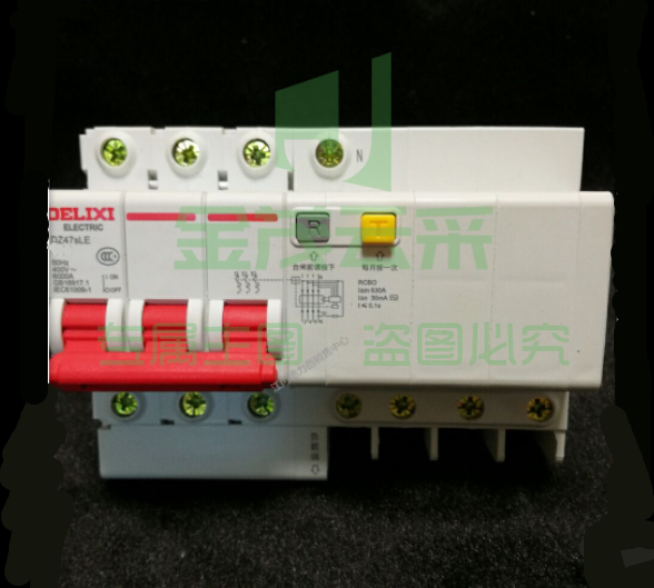 德力西 DZ47SLE-3P  C型 25A  (拼装)  漏电保护断路器