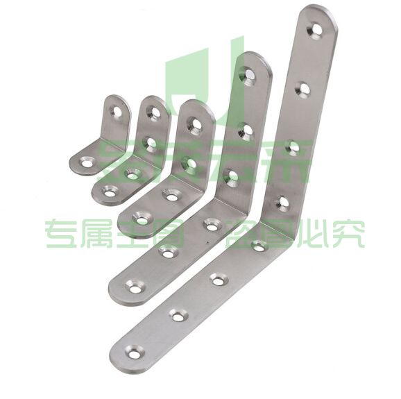 不锈钢角码 三角承重支架 90度直角固定器三角铁 50*50*2mm  4个/组  货号：JC